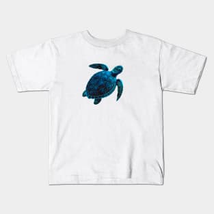 Sea turtle, tattoo style Kids T-Shirt